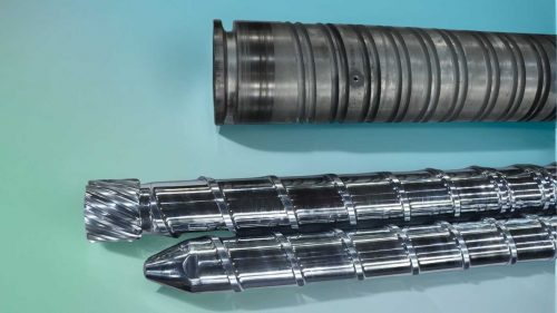 電線(xiàn)電纜擠出機(jī)交聯(lián)聚乙烯螺桿、機(jī)筒